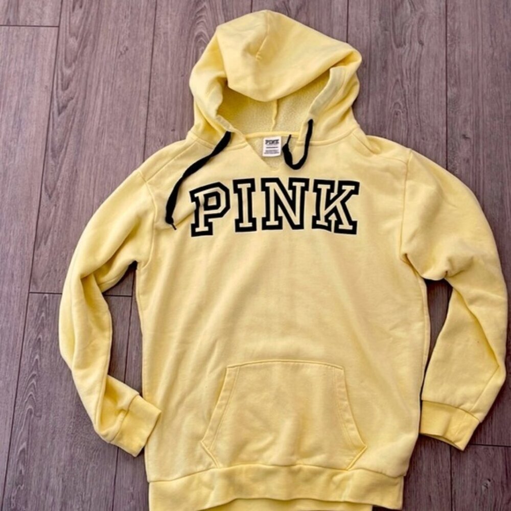 EC Yellow “PINK” hoody - Size XS